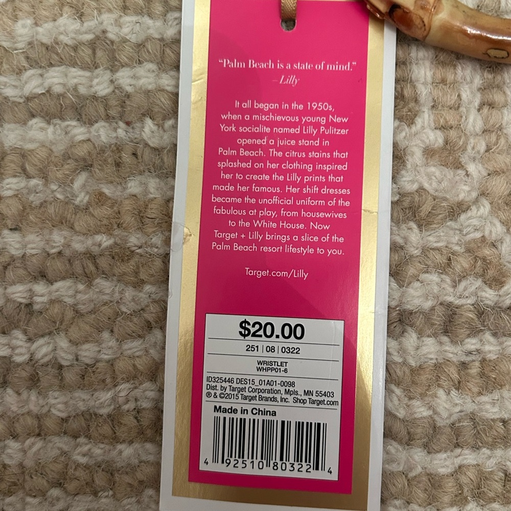 Lilly Pulitzer at Target Green and Pink Floral Wristlet - Picture 4 of 4